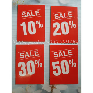 Biển giảm giá, bảng sale, kẹp quảng cáo