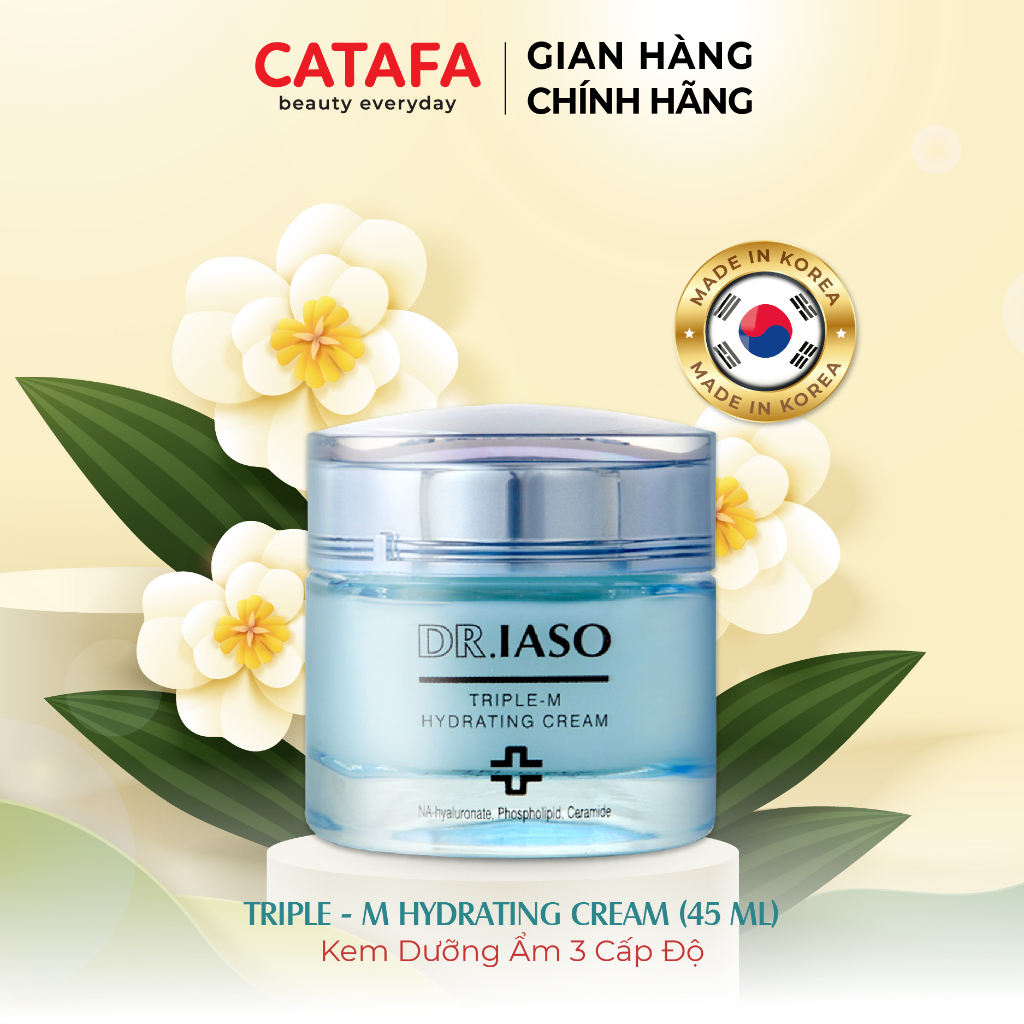 D08 Kem dưỡng ẩm 3 cấp độ Dr IASO 45ml