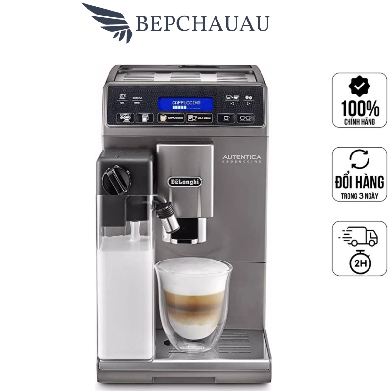 Máy Pha Cà Phê Tự Động DELONGHI AUTENTICA ETAM 29.666.T, Máy Pha Cafe, Made In EU, BH 12 Tháng, Bepchauau