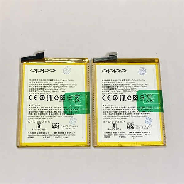 Pin zin Oppo A39 / A57 / Neo 9S  2900mAH - bao test, bảo hành 1 đổi 1