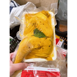 gà nổ muối tiêu mắc khén 1/2 con. Rã đông ăn liền ❤CHỈ SHIP HỎA TỐC HÀ NỘI❤ gà ủ muối tiêu trong khay hút túi chân không