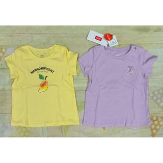 Set 2 áo phông cộc tay bé gái Canifa