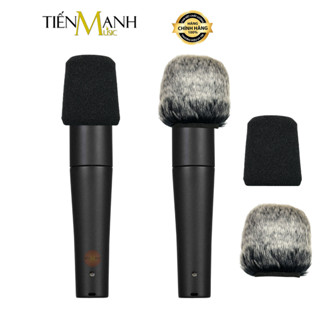 Mút Bọc Đầu Micro Shure SM57 Foam Bông Lông Lọc Âm Mic Cover Windscreen Furry Microphone