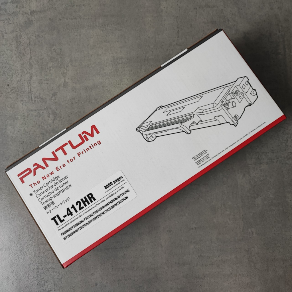 Hộp Mực PANTUM Toner Cartridge TL-412HR dùng cho máy in PANTUM P3102D/ P3302DW/ M6702DW/ M7102DN - Hàng Pantum Việt Nam