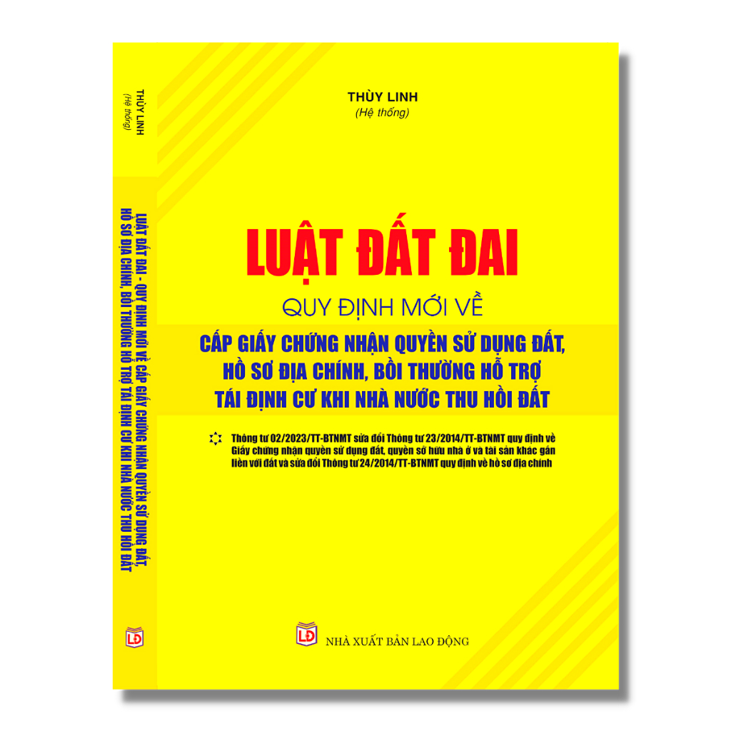 Sách - Luật đất đai - Quy định mới về cấp giấy chứng nhận quyền sử dụng đất, hồ sơ địa chính, bồi thường
