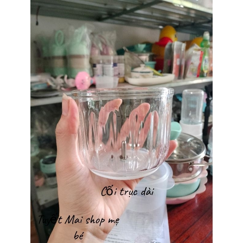 Cối thủy tinh máy xay topwow 0.3l