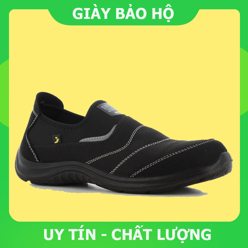 [Hàng Chính Hãng] Giày Bảo Hộ Safety Jogger Yukon Đen Chống Trơn Trượt, Vải Thoáng Khí, Chống Đinh, Chống Va Đập