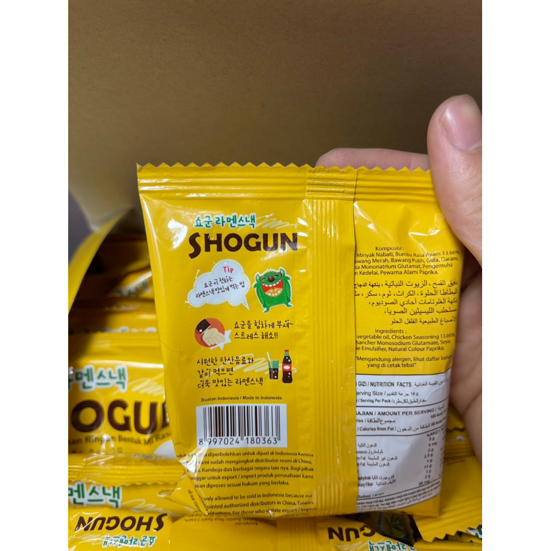 Mì Ăn Liền Shogun Chuẩn Hàn Quốc 30 Gói x 18g