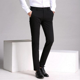 Quần tây âu nam hàn quốc, phong cách công sở chất liệu vải chéo cao cấp co giãn nhẹ from chuẩn big size từ 50 đến 100kg