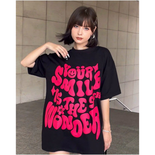  Áo thun phông local brand cặp đôi nam nữ unisex form rộng basic có bigsize 100kg MY DNA by May Minh Thành SMILE 