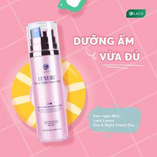 Combo Chăm Sóc Da Cao Cấp LACO (Máy Rửa Mặt Laco Luxury + Trọn bộ Dưỡng Da + Kem Dưỡng Ngày Đêm) 7 món | Linh Spa