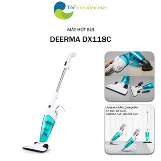 Máy hút bụi cầm tay deerma dx118c/dx115c - bảo hành 3 tháng