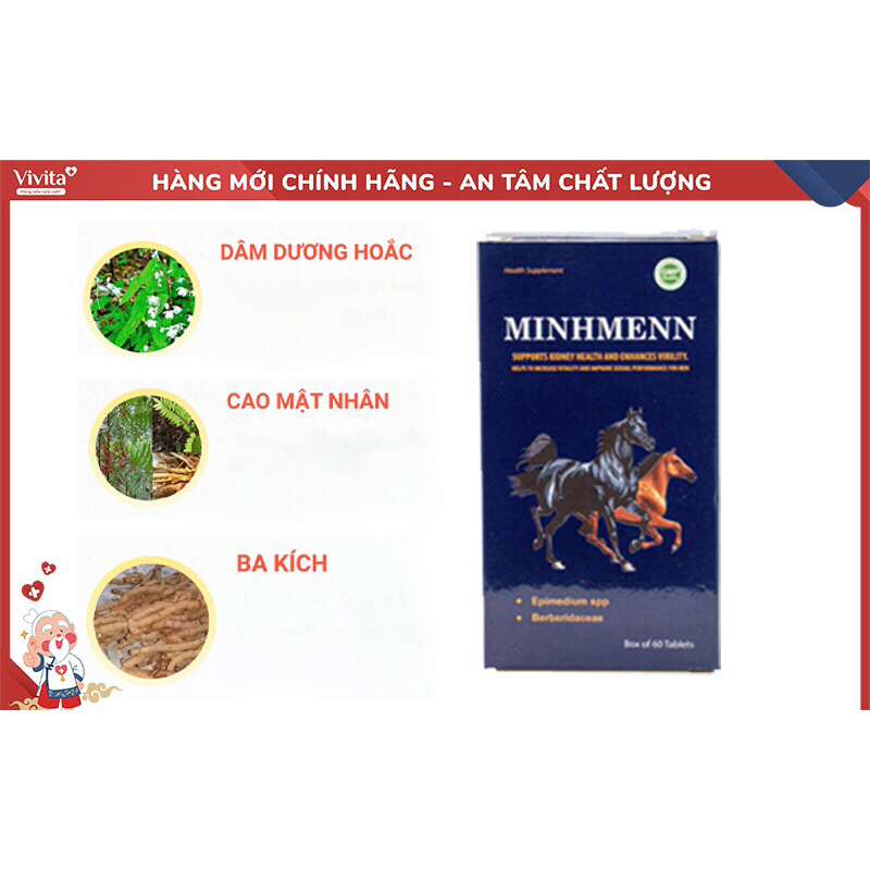 Viên uống Minhmenn tăng cường sinh lý dành cho nam