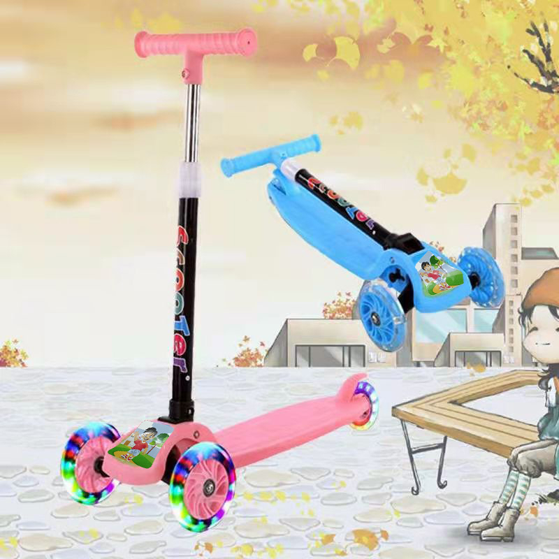 XE TRƯỢT SCOOTER 3 BÁNH CHO BÉ CÓ PHÁT SÁNG ,CÂN NẶNG TỪ 10-30 KG THOẢI MÁI- HÀNG LOẠI 1 CHẮC CHẮN