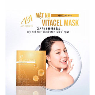 Mặt nạ ADA cấp ẩm làm trắng chuyên sâu siêu căng bóng hiệu quả tức thì - mặt nạ vitacel mask ADA hộp 6 miếng