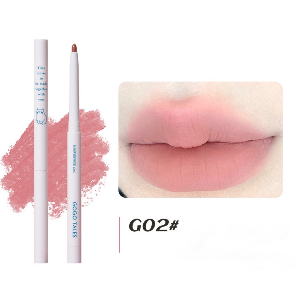 Chì kẻ môi GOGO TALES/CAPPUVINI viền môi 3D hack môi Velvet Fog Lipliner GT531 GOGO152/Milk Mist Series Lip Liner