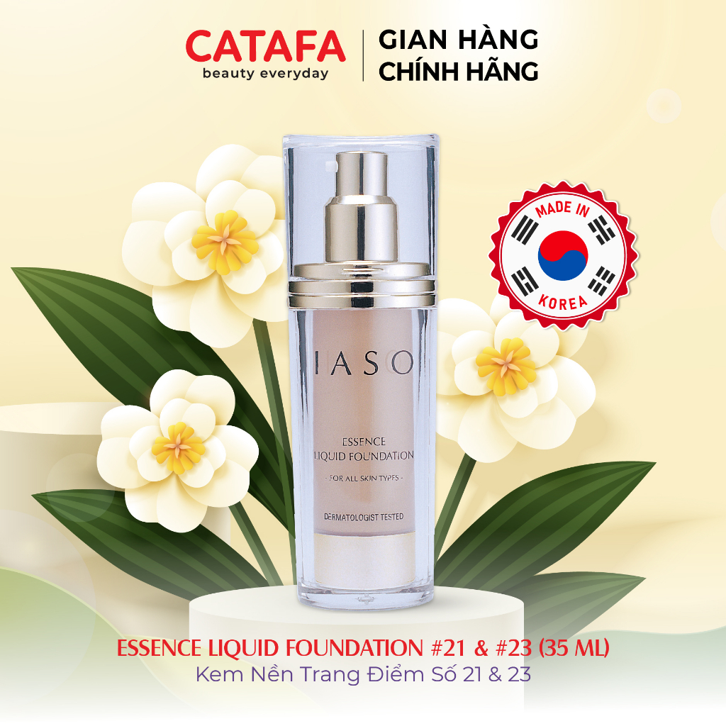 I32-I33 Kem nền trang điểm số 21-23 IASO 35ml