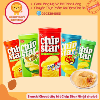 [Date T2-3.2024] Bánh Snack Khoai tây lát Chip Star Nhật Bản cho bé 12M+