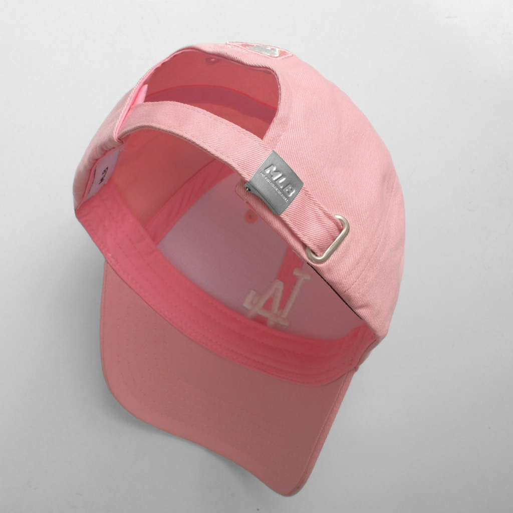 Mũ lưỡi trai Meowist Unisex MLB chất liệu vải Kaki logo LA,nón lưỡi trai Hàn Quốc