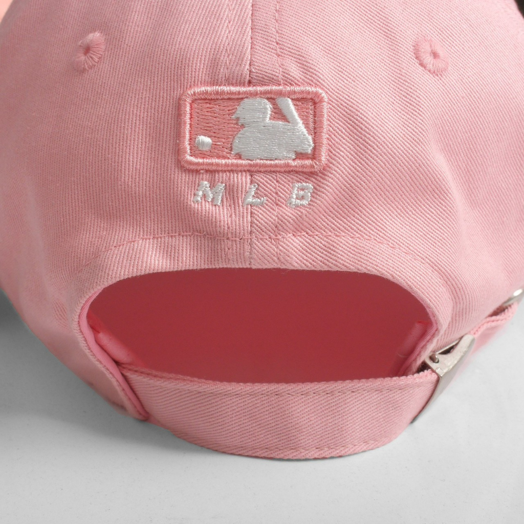 Mũ lưỡi trai Meowist Unisex MLB chất liệu vải Kaki logo LA,nón lưỡi trai Hàn Quốc