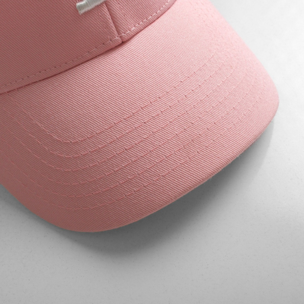 Mũ lưỡi trai Meowist Unisex MLB chất liệu vải Kaki logo LA,nón lưỡi trai Hàn Quốc