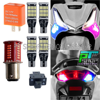 COMBO XINHAN HAZARD T15 KÈM ĐÈN HẬU AUDI SIÊU SÁNG CHO FUTURE LED FUTURE MẬP SIÊU XỊN