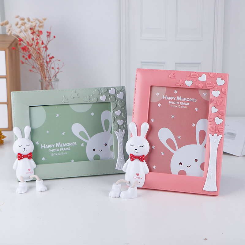Khung Ảnh Để Bàn Hình Thú Chân Dài Dễ Thương để lưu giữ ảnh kỉ niệm, decor bàn học, phòng khách, cửa hàng, quà tặng.