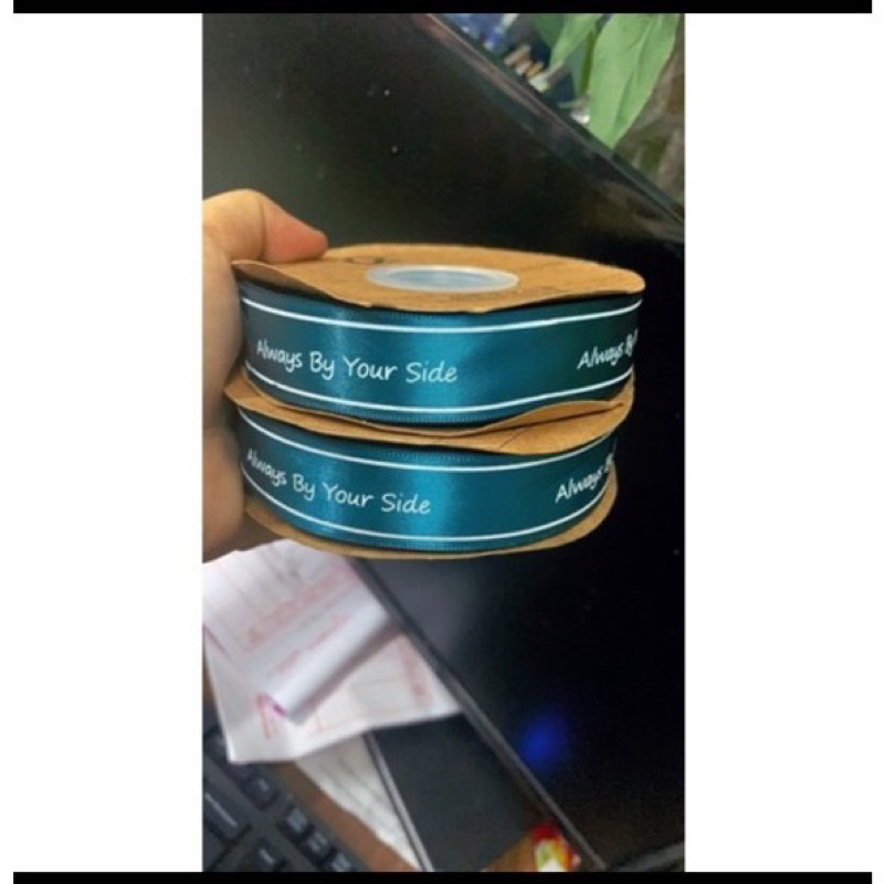 1m Ruy băng chữ Always By Your Side bản 2.5cm