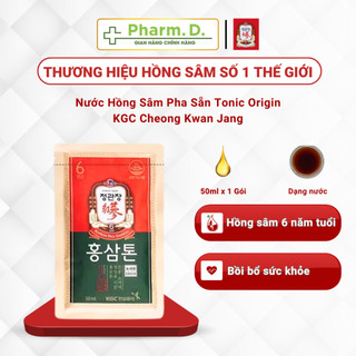 01 gói nước hồng sâm hàn quốc pha sẵn tonic origin kgc cheong kwan jang 50ml