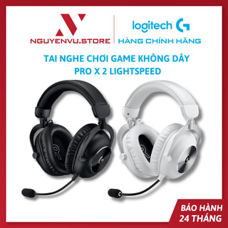 Tai nghe gaming không dây logitech pro x 2 lightspeed - hàng chính hãng