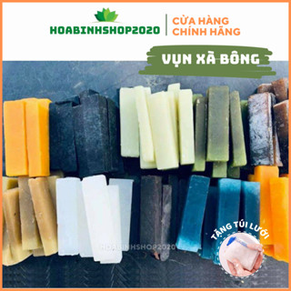 [COMBO VỤN] Vụn Xà Phòng Thảo Dược Sinh Dược 10 mùi vị, Xà Bông Mật ong, Mướp đắng Sáng Da, Sạch Mụn - Tặng Kèm Túi Lưới