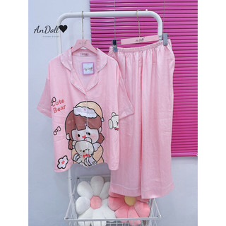 đồ bộ bigsize lụa xước vân gỗ