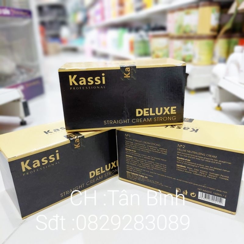 KEM DUỖI DẬP  DELUXE kassi  1000ml x2  chuyên dùng cho salon tóc  ,sản phẫm chính hãng công ty .