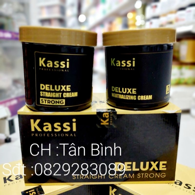 KEM DUỖI DẬP  DELUXE kassi  1000ml x2  chuyên dùng cho salon tóc  ,sản phẫm chính hãng công ty .