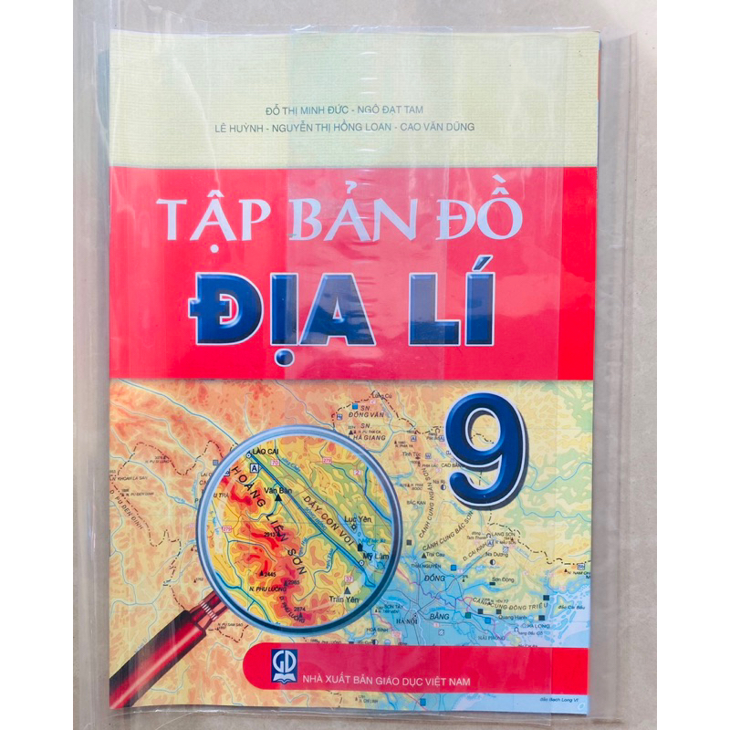 Bìa bao kiếng bao tập bản đồ lớp 6,7,8,9