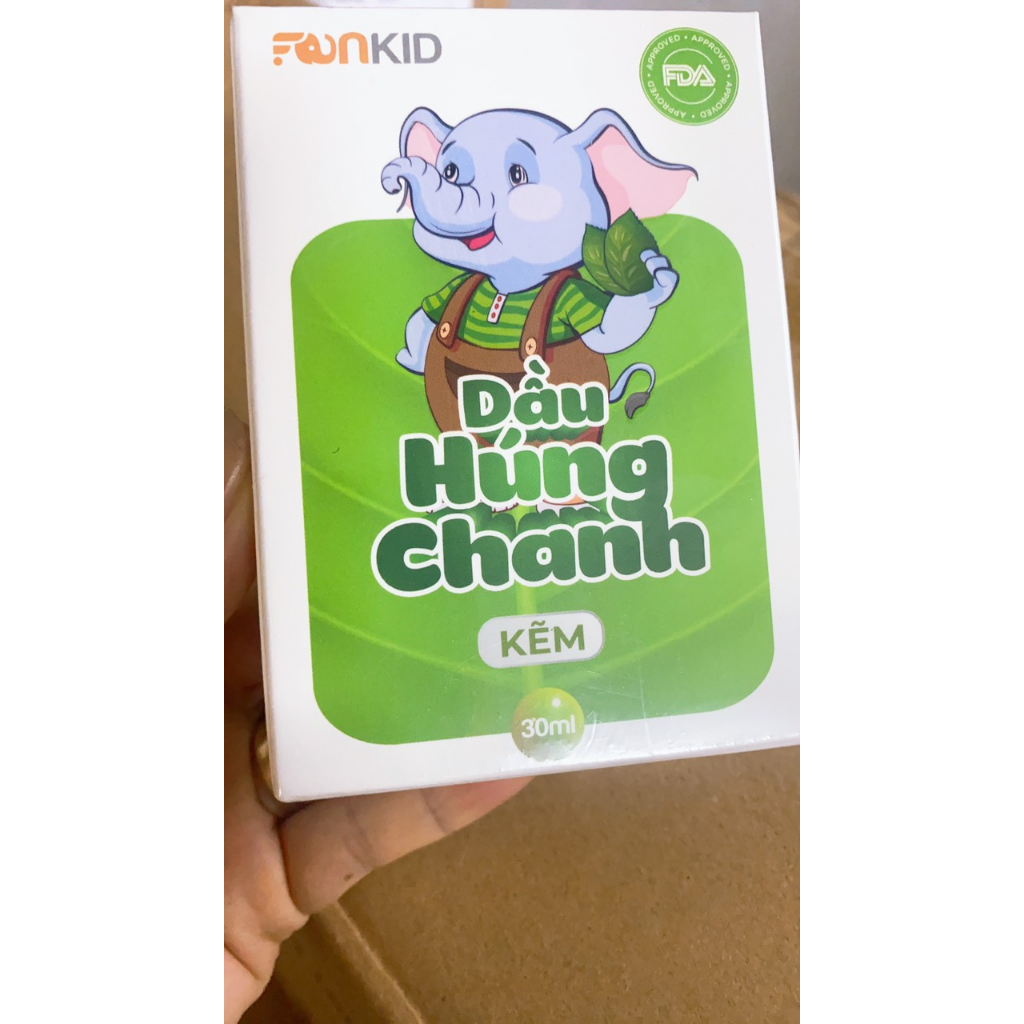 Dầu Húng Chanh Kẽm Faneco, Tinh Dầu Húng Chanh Kẽm giảm ho, sổ mũi hỗ trợ tăng cường miễn dịch tự nhiên 30ml