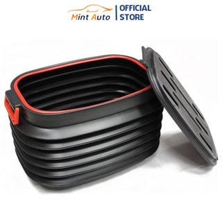 Thùng đựng đồ co giãn gấp gọn đa năng để cốp xe ô tô cao cấp dung tích 37 lít