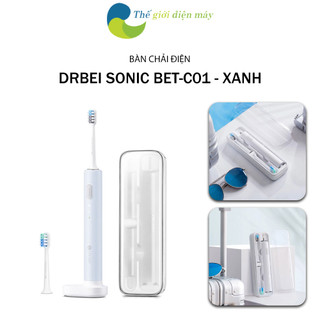 Bàn chải điện Shell DR-BEI Sonic BET- C01, đế sạc không dây, có hộp nhựa đựng bàn chải