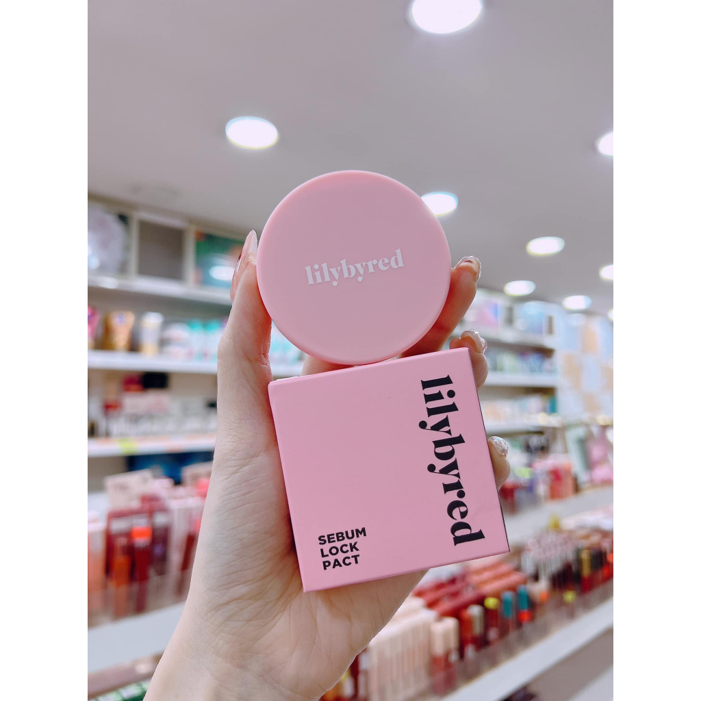 Phấn kiềm dầu Sebum Lock Lily By Red