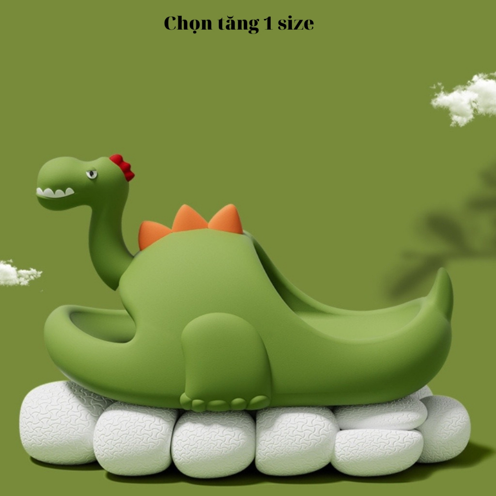 Dép khủng long có đầu cổ dài EVA siêu nhẹ 𝐢𝐃É𝐏 𝐃𝐋𝟑𝟔𝟔 , Dép Đi Trong Nhà Hình Khủng Long gắn đầu Hoạt Hình