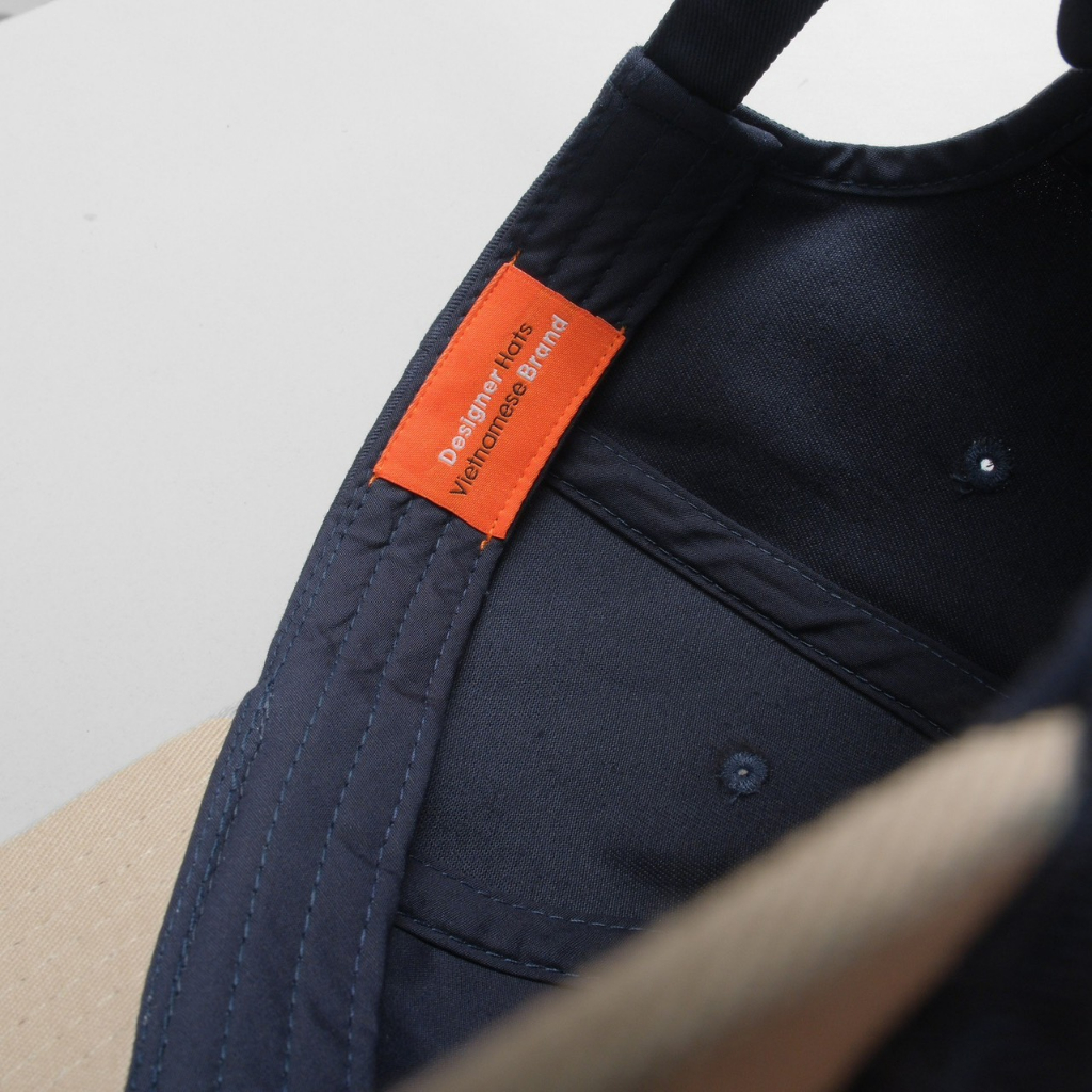 Mũ lưỡi trai Unisex chất liệu vải Kaki phối thêu logo Meowish ,nón lưỡi trai Hàn Quốc