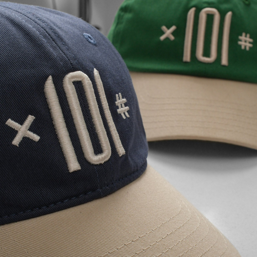 Mũ lưỡi trai Unisex chất liệu vải Kaki phối thêu logo Meowish ,nón lưỡi trai Hàn Quốc