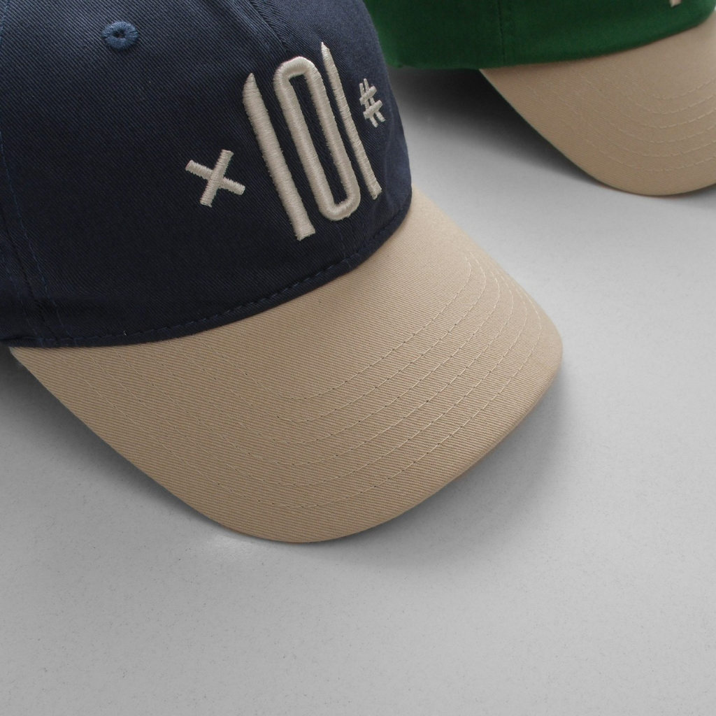 Mũ lưỡi trai Unisex chất liệu vải Kaki phối thêu logo Meowish ,nón lưỡi trai Hàn Quốc