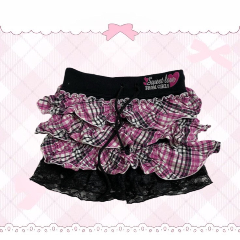 Chân váy y2k ngắn, barbiecore, short jeans