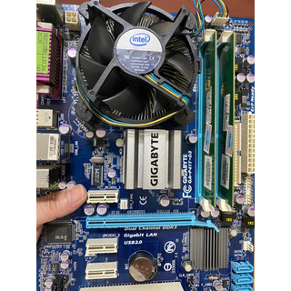 MainBoard Gigabyte P41T D3 Socket 775 chữa cháy, tặng Cpu Co2 E7500