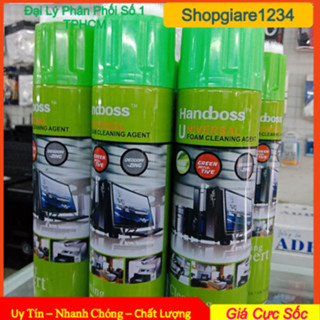  Chai xịt bọt tuyết HANDBOSS tẩy rửa đa năng  650ml  | chai vệ sinh laptop ô tô  đồ gia dụng 