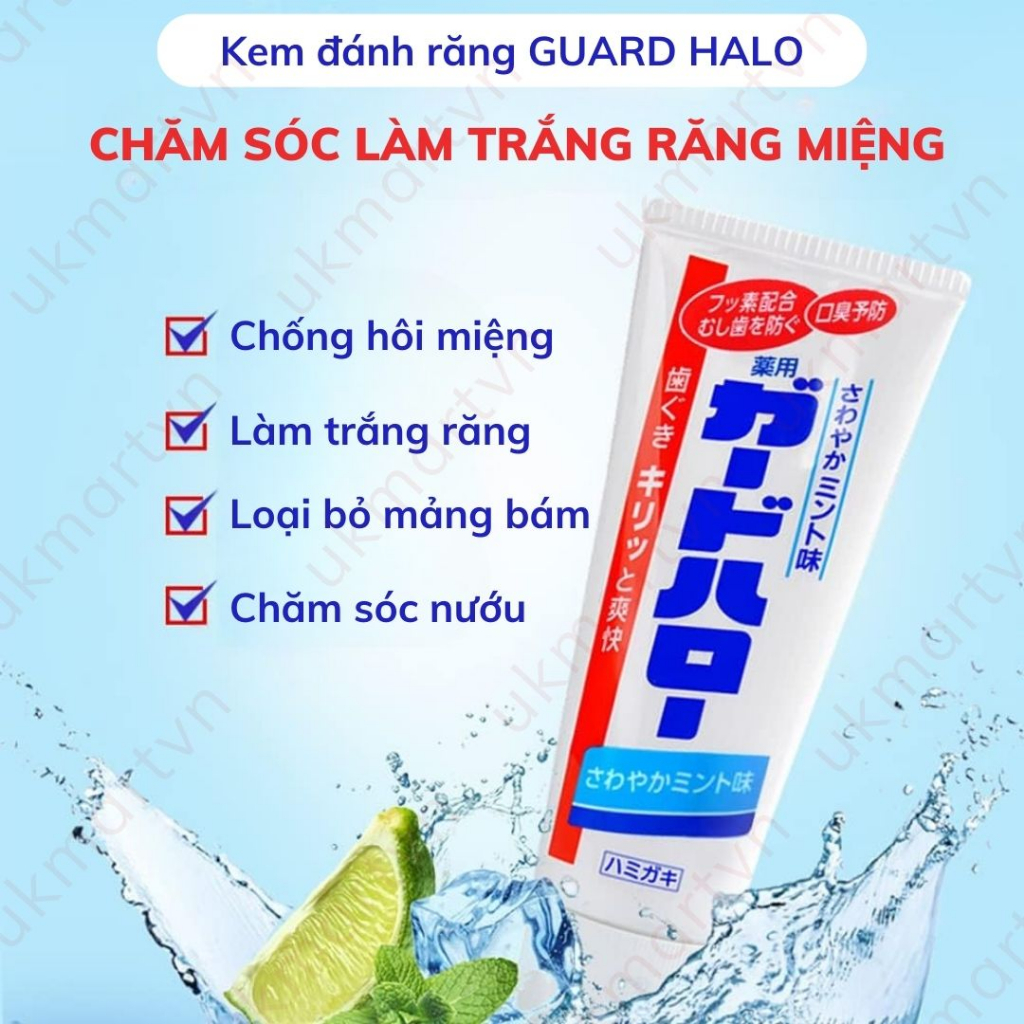 Kem đánh răng KAO Guard Halo 165gr Nhât Bản