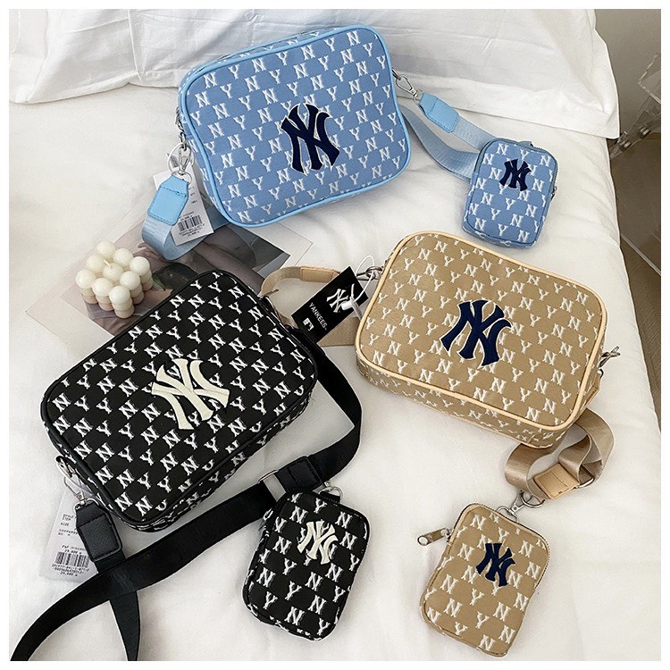 Túi đeo chéo MLB NY MONOGRAM Full Tag Code cao cấp