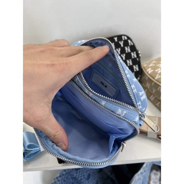 Túi đeo chéo MLB NY MONOGRAM Full Tag Code cao cấp