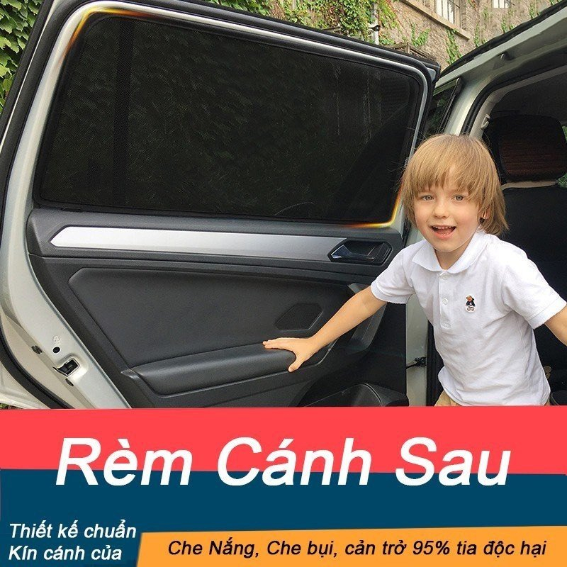 Rèm Che Nắng Nam Châm Xe Toyota Corolla Cross 2020 2021 2022 2023- Bộ 4 tấm chắn nắng chuẩn form xe, nam châm hút mạnh